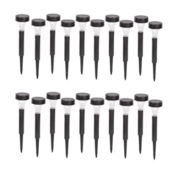Set 20 lampi solare pentru gradina, IP 44, H 30 cm