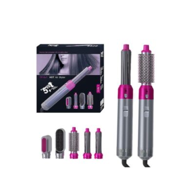 Multistyler Airwrap Hot Air Styler 5 in 1, ondulator, uscator, accesorii