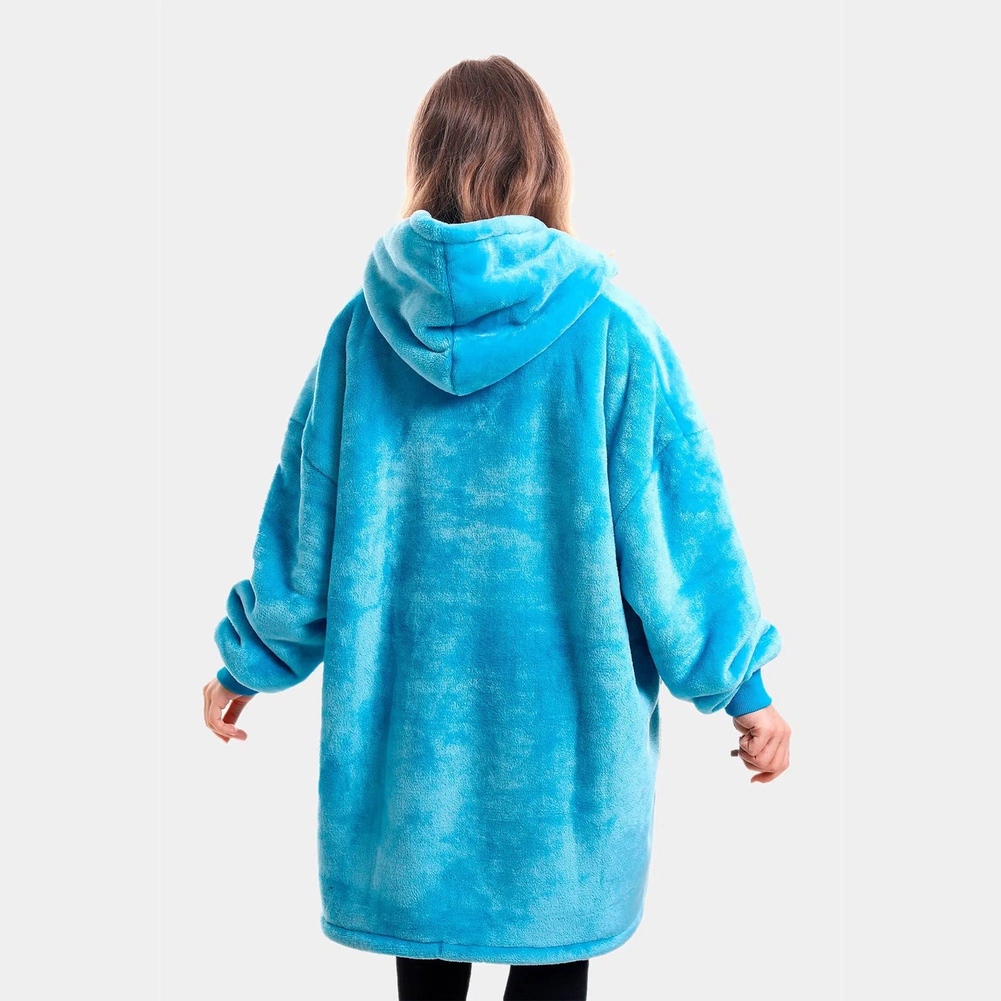 Lichidare de Stoc! Oferta 2 x Hanorac Patura cu Gluga si Maneci