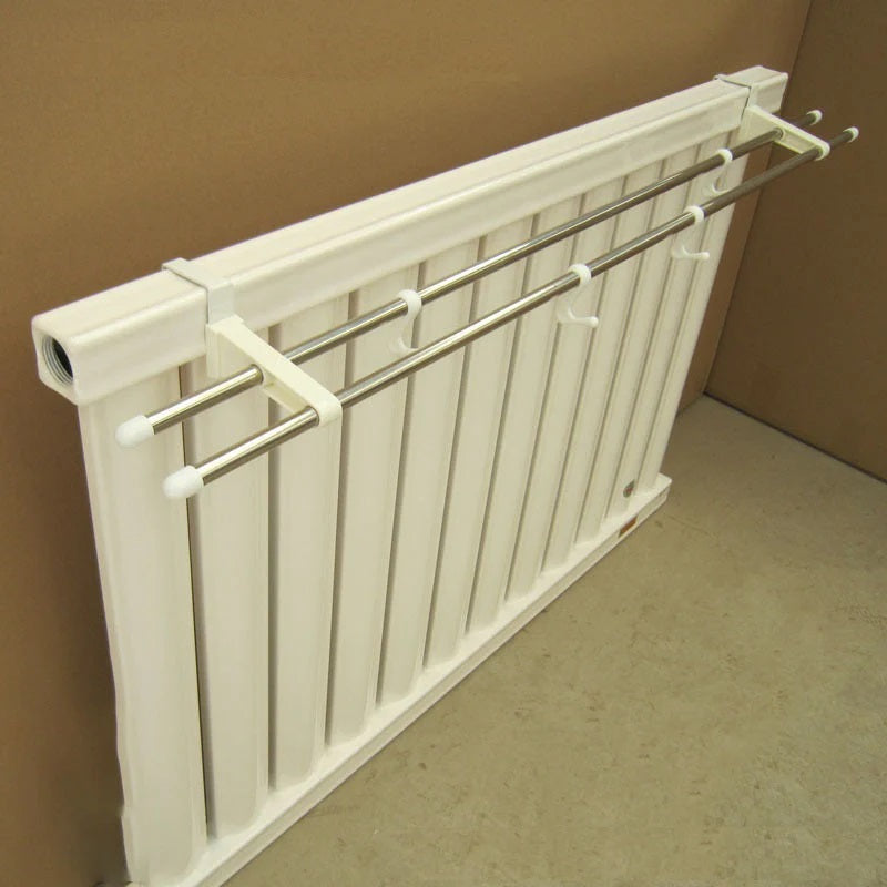 Oferta 1+1 Suport dublu pentru uscare rufe, cu prindere pe calorifer, 60cm
