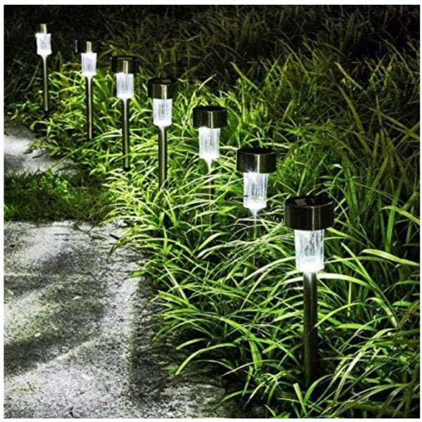 Set 30 x Lampa Solara De Gradina Inox , Tip Tarus