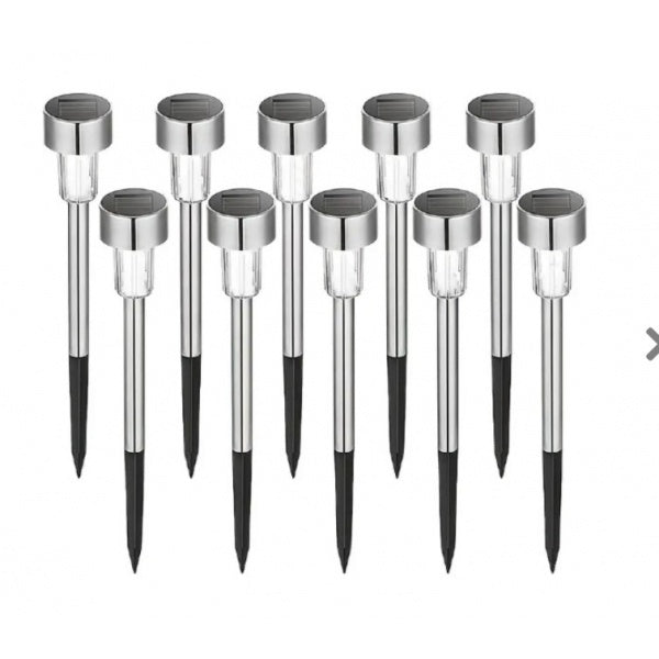 Set 30 x Lampa Solara De Gradina Inox , Tip Tarus