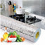 Folie de aluminiu autoadeziva bucatarie 60 x 300 cm