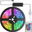 Banda Led Rgb Pentru Iluminare, Cu Banda Adeziva Si Telecomanda, 5 Metri