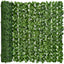 Gard artificial cu frunze verzi, 100 x 250 cm