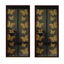 Set 2x perdea magnetica anti insecte 210 x 100 cm - model fluturi