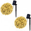 Set 2 x Decoratiune cu Incarcare Solara 100 LED, 10 Metri - Alb Cald