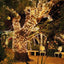Set 2 x Decoratiune cu Incarcare Solara 100 LED, 10 Metri - Alb Cald