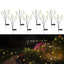 Set 2 x lampa solara pentru gradina cu bulbi - multicolor