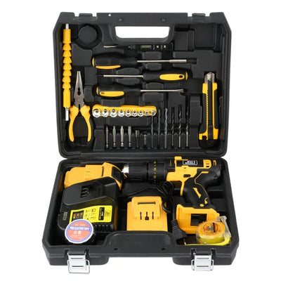 Bormasina Electrica 2 Acumulatori 36 V + 28 de Accesorii Incluse