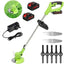 Motocoasa Electrica cu Doi Acumulatori de 48V, 13000 mAh, 20000 RPM