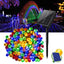 Decoratiune cu Incarcare Solara, 50 metri, 500 led - Multicolora