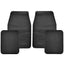 Set 4 Covorase Auto din Cauciuc Universale + Suport de Bord cu Numar