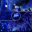 Decoratiune cu Incarcare Solara, 50 metri, 500 led - Albastru