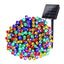 Decoratiune cu Incarcare Solara, 30 Metri, 300 LED - Multicolora