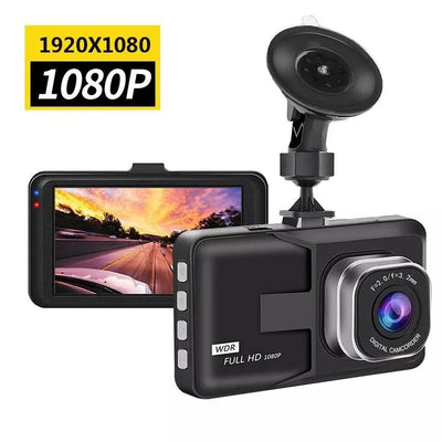 Camera Auto DVR Full HD 1080p, Unghi Larg 140°, Senzor G, Înregistrare în Buclă, Suport Card MicroSD până la 32GB, Ecran LCD 3 Inch