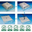 Set 4 saci vidat pentru depozitare, dimensiune 70x100 cm