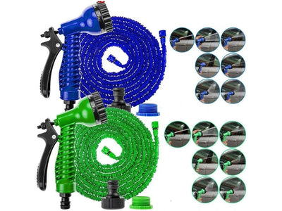 Furtun Extensibil de Gradina de 45 Metri +Accesoriu pentru Stropit