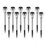 Set 10 x Lampa Solara De Gradina Inox , Tip Tarus