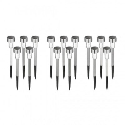 Set 15 x Lampa Solara De Gradina Inox , Tip Tarus