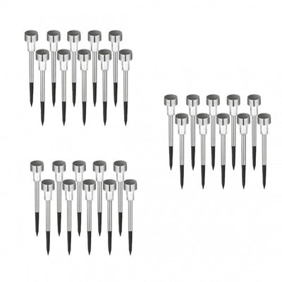 Set 30 x Lampa Solara De Gradina Inox , Tip Tarus