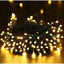 Lichidare de Stoc! Set 4 x Decoratiune cu Incarcare Solara 100 LED - alb/cald