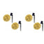 Lichidare de Stoc! Set 4 x Decoratiune cu Incarcare Solara 100 LED - alb/cald